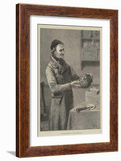 A Christmas Present-Henry Stacey Marks-Framed Giclee Print