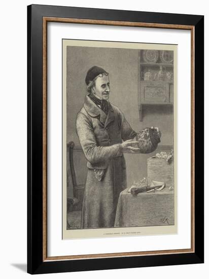 A Christmas Present-Henry Stacey Marks-Framed Giclee Print