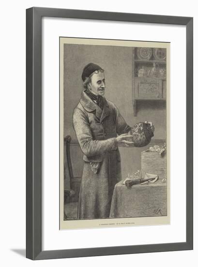 A Christmas Present-Henry Stacey Marks-Framed Giclee Print