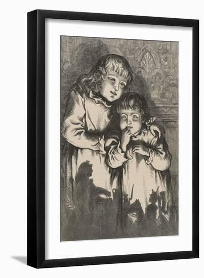 A Christmas Sketch - Five O'clock in the Morning, January 5, 1878 (Wood Engraving)-Thomas Nast-Framed Giclee Print