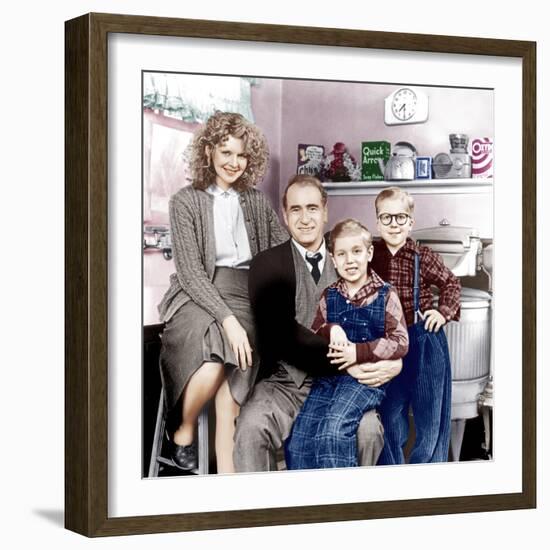 A Christmas Story, Melinda Dillon, Darren McGavin, Ian Petrella, Peter Billingsley, 1983-null-Framed Photo