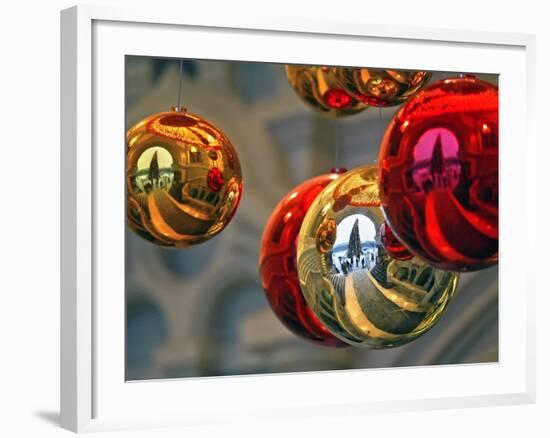 A Christmas Tree in Red Square in Moscow-null-Framed Photographic Print