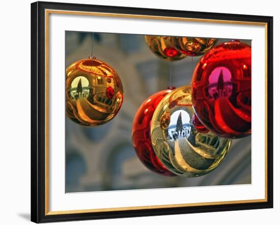 A Christmas Tree in Red Square in Moscow-null-Framed Photographic Print