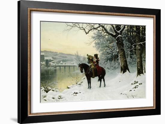 A Christmas Trumpet Call-Robert Assmus-Framed Giclee Print