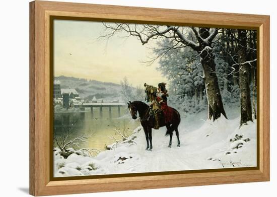 A Christmas Trumpet Call-Robert Assmus-Framed Premier Image Canvas