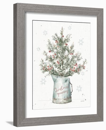 A Christmas Weekend II Greenery-Lisa Audit-Framed Art Print