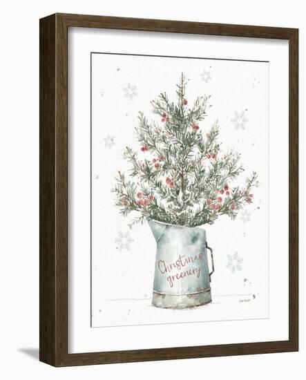 A Christmas Weekend II Greenery-Lisa Audit-Framed Art Print