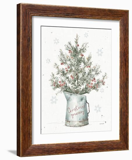 A Christmas Weekend II Greenery-Lisa Audit-Framed Art Print