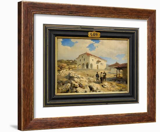 A Church in the Balkans, 1877-Vasili Dmitrievich Polenov-Framed Giclee Print