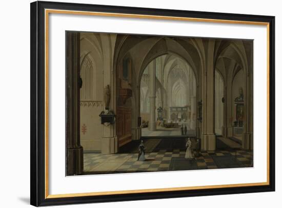 A Church Interior-Pieter Neefs II-Framed Art Print