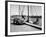 A Citroën 2CV on the Quay at a Harbour, C1957-null-Framed Photographic Print