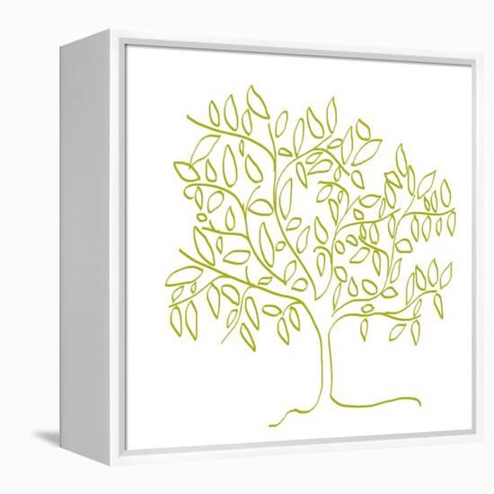 A Citron Tree-Jan Weiss-Framed Stretched Canvas