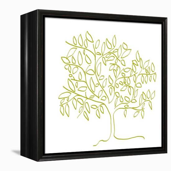 A Citron Tree-Jan Weiss-Framed Stretched Canvas