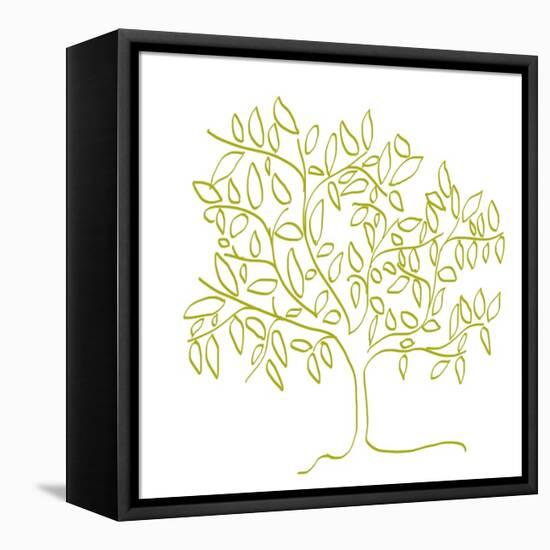 A Citron Tree-Jan Weiss-Framed Stretched Canvas