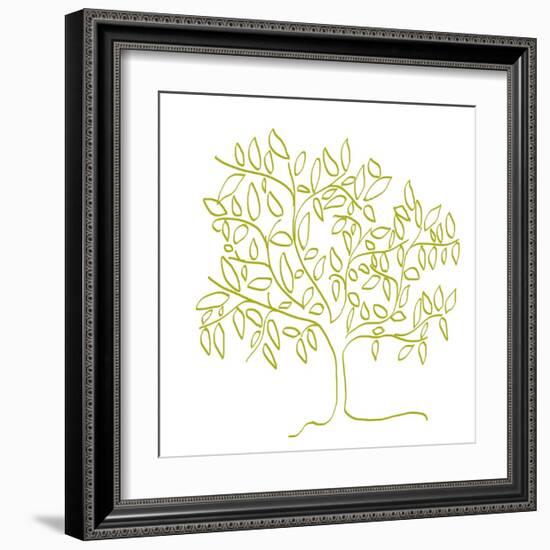 A Citron Tree-Jan Weiss-Framed Art Print