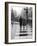 A City Street on a Rainy Day : the Location Is Manchester-Henry Grant-Framed Photographic Print