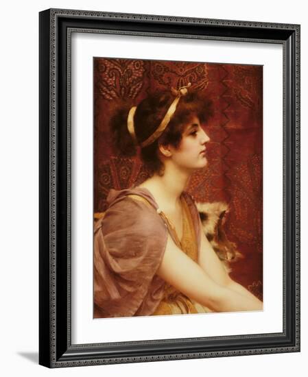 A Classical Beauty, 1892-John William Godward-Framed Giclee Print