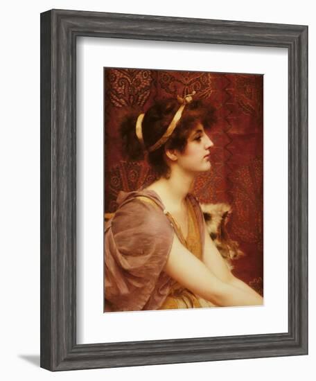 A Classical Beauty, 1892-John William Godward-Framed Giclee Print