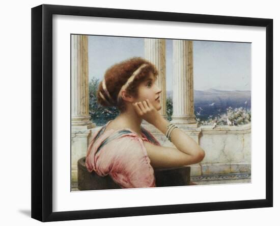 A Classical Beauty-Henry Ryland-Framed Giclee Print