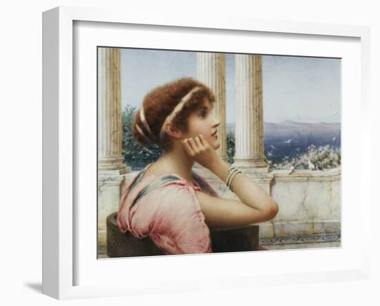 A Classical Beauty-Henry Ryland-Framed Giclee Print