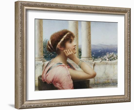 A Classical Beauty-Henry Ryland-Framed Giclee Print