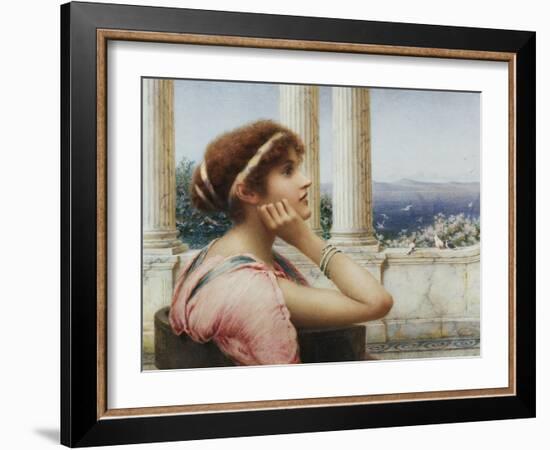 A Classical Beauty-Henry Ryland-Framed Giclee Print