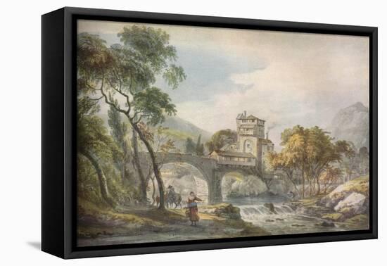 'A Classical Landscape', c18th century-Paul Sandby-Framed Premier Image Canvas