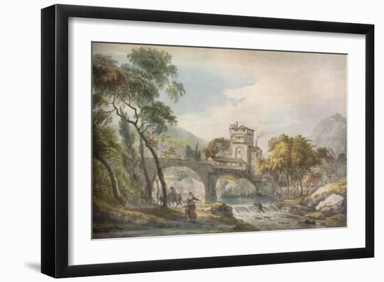 'A Classical Landscape', c18th century-Paul Sandby-Framed Giclee Print