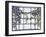 A 'Clematis' Leaded Glass Three-Sectioned Skylight, Akron, Ohio, Circa 1915-Maurice Bouval-Framed Giclee Print