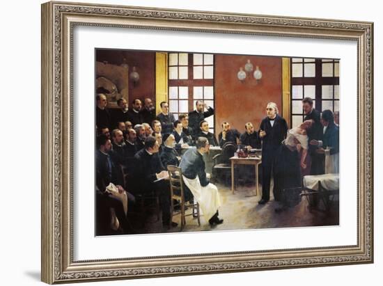 A Clinical Lesson with Doctor Charcot at the Salpetriere, 1887-Pierre Andre Brouillet-Framed Giclee Print