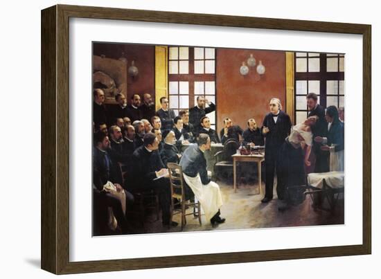 A Clinical Lesson with Doctor Charcot at the Salpetriere, 1887-Pierre Andre Brouillet-Framed Giclee Print