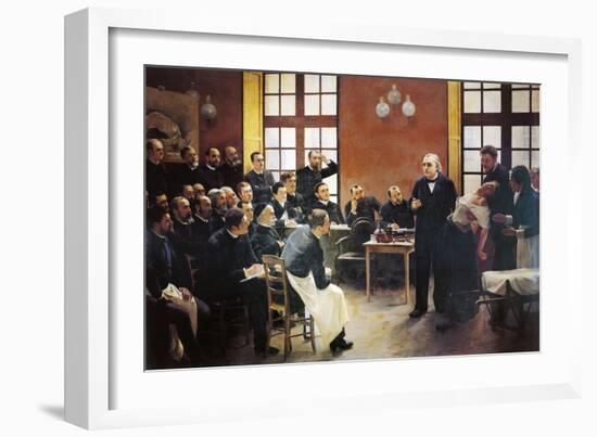 A Clinical Lesson with Doctor Charcot at the Salpetriere, 1887-Pierre Andre Brouillet-Framed Giclee Print