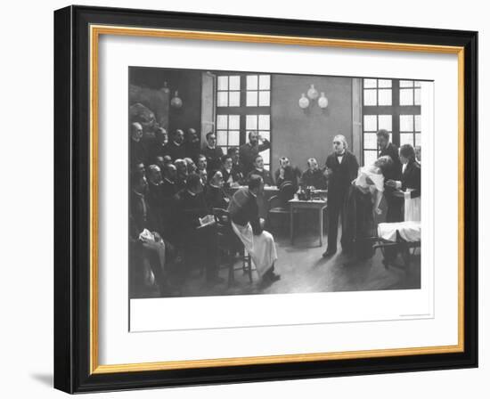 A Clinical Lesson with Doctor Charcot at the Salpetriere, 1887-Pierre Andre Brouillet-Framed Giclee Print