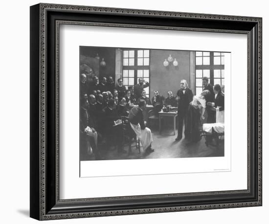 A Clinical Lesson with Doctor Charcot at the Salpetriere, 1887-Pierre Andre Brouillet-Framed Giclee Print