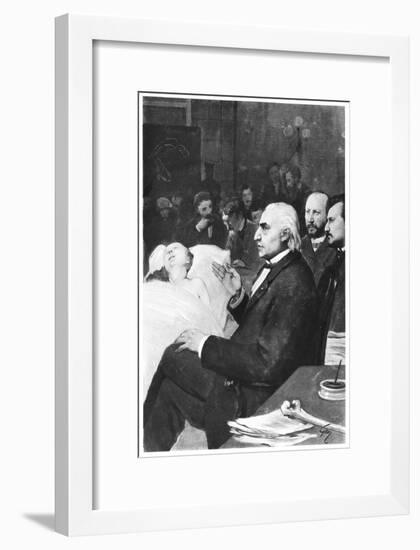 A Clinical Lesson with Doctor Jean Martin Charcot at the Salpetriere-null-Framed Giclee Print