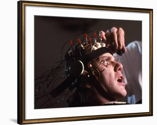 A CLOCKWORK ORANGE, 1971 directed by STANLEY KUBRICK with Malcolm McDowell (photo)-null-Framed Photo