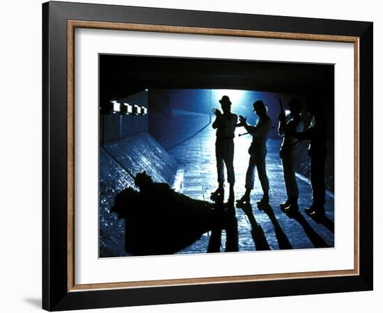 A Clockwork Orange, Malcolm McDowell, 1971-null-Framed Photo