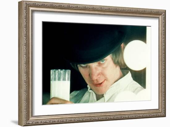 A Clockwork Orange, Malcolm Mcdowell, 1971-null-Framed Premium Photographic Print