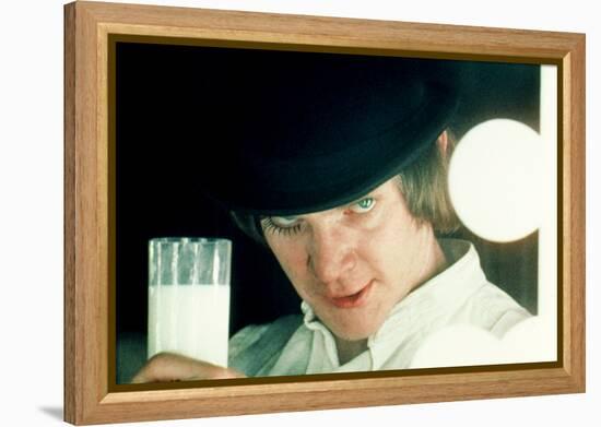 A Clockwork Orange, Malcolm Mcdowell, 1971-null-Framed Stretched Canvas