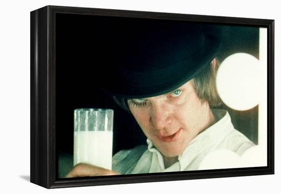 A Clockwork Orange, Malcolm Mcdowell, 1971-null-Framed Stretched Canvas