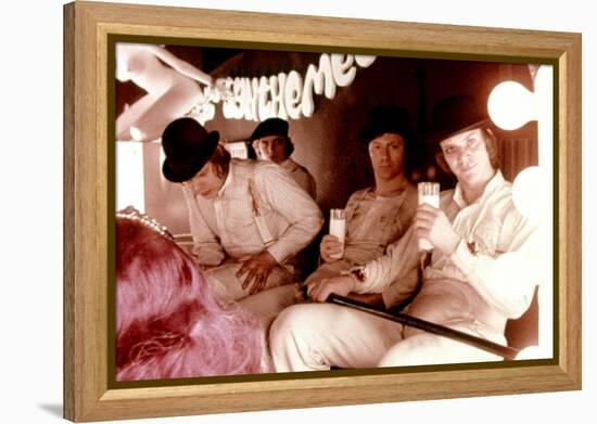 A Clockwork Orange, Warren Clarke, James Marcus, Malcolm Mcdowell, 1971-null-Framed Stretched Canvas
