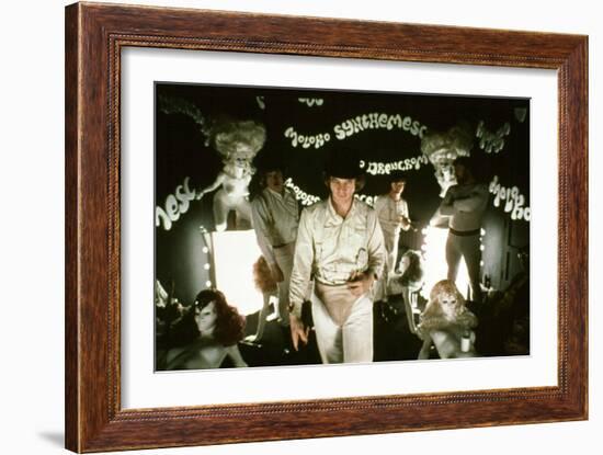 A Clockwork Orange, Warren Clarke, Malcolm Mcdowell, James Marcus, 1971-null-Framed Premium Photographic Print