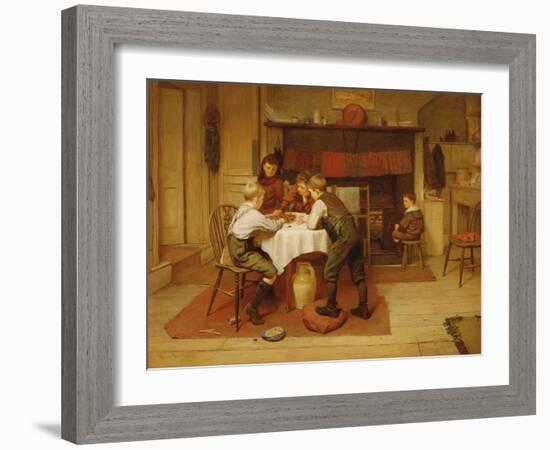 A Close Game, 1894-Harry Brooker-Framed Giclee Print