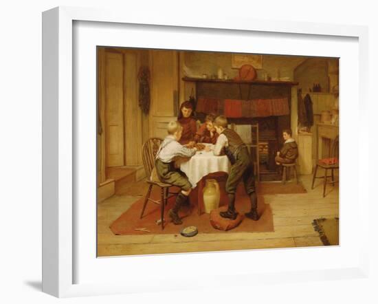 A Close Game, 1894-Harry Brooker-Framed Giclee Print