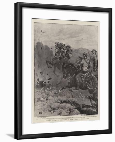 A Close Shave, an Incident in the Fight at Dordrecht-John Charlton-Framed Giclee Print