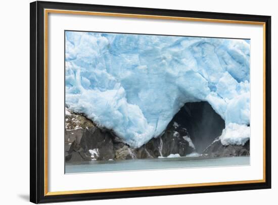 A Close Up View of the Terminus of a Resurrection Bay Glacier-Sheila Haddad-Framed Photographic Print