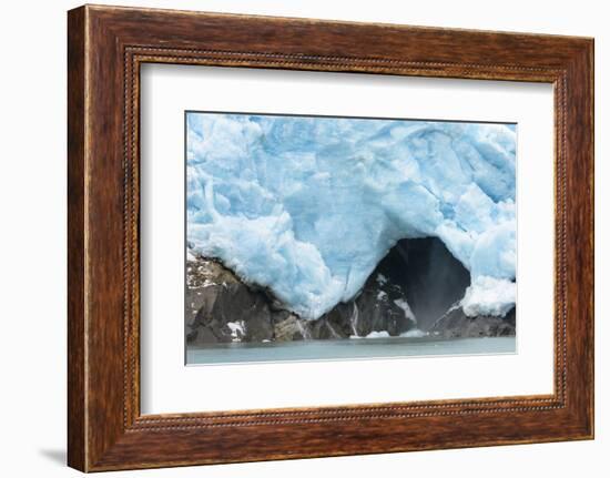 A Close Up View of the Terminus of a Resurrection Bay Glacier-Sheila Haddad-Framed Photographic Print