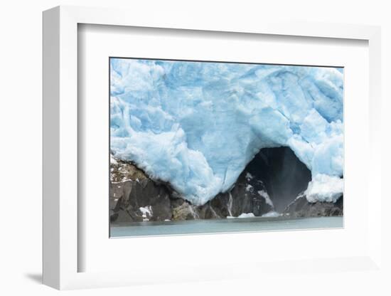 A Close Up View of the Terminus of a Resurrection Bay Glacier-Sheila Haddad-Framed Photographic Print