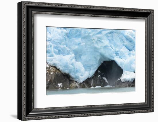 A Close Up View of the Terminus of a Resurrection Bay Glacier-Sheila Haddad-Framed Photographic Print