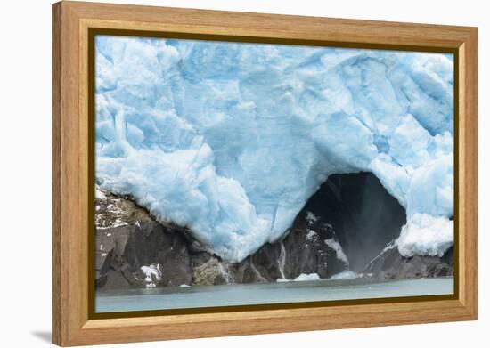 A Close Up View of the Terminus of a Resurrection Bay Glacier-Sheila Haddad-Framed Premier Image Canvas